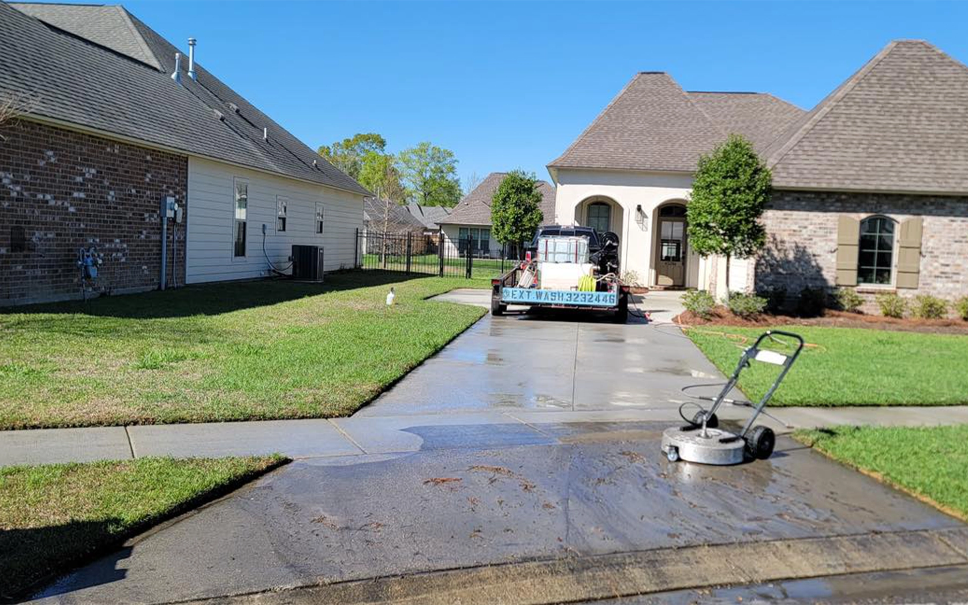 pressure washing